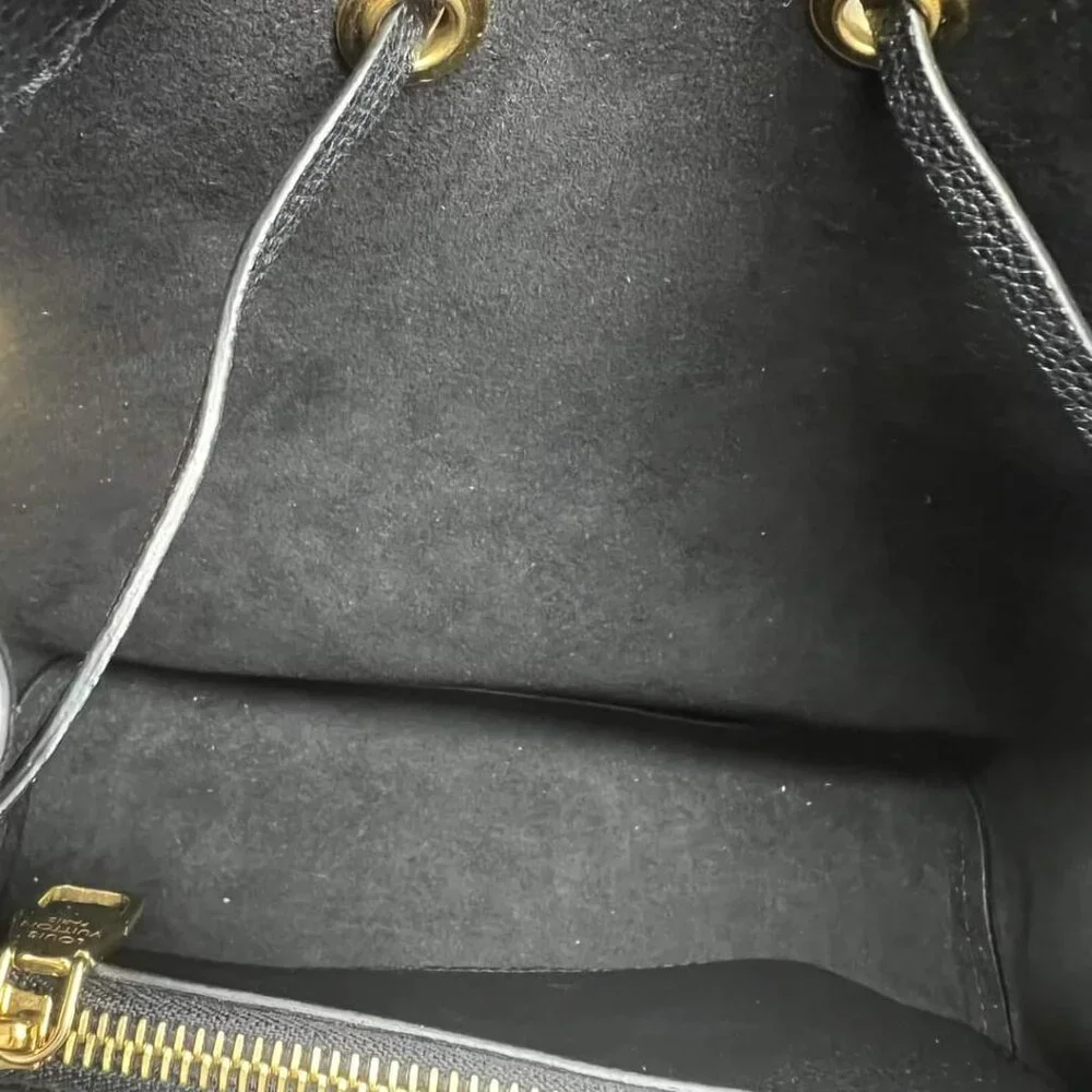 100% Authentic Louis Vuitton NeoNoe Black Leather Satchel - Picture 13 of 16
